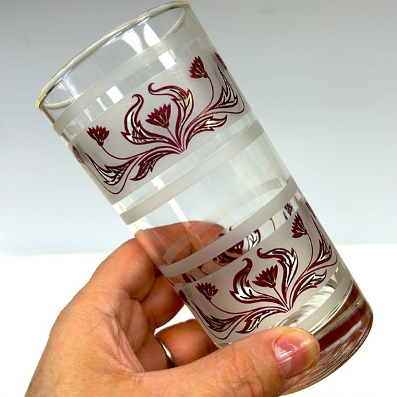 Mid Century set of 3 Tom Collin’s glasses by DOMINION GLASS CO - Picture 2 of 5